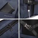 Bange Plecak wodoodporny Bange na laptopa 15.6" miejski podróżny 47x31x15-25 cm do pracy samolotu męski damski z portem USB Granatowy
