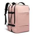 Bange Plecak wodoodporny Bange na laptopa 15.6" miejski podróżny 47x31x15-25 cm do pracy samolotu męski damski z portem USB Różowy