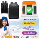 Bange Plecak wodoodporny Bange na laptopa 15.6" miejski podróżny 49x31x18 cm powiększany do pracy samolotu męski damski z gniazdem USB