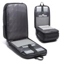 Bange Plecak wodoodporny Bange na laptopa 15.6" miejski podróżny 49x31x18 cm powiększany do pracy samolotu męski damski z gniazdem USB