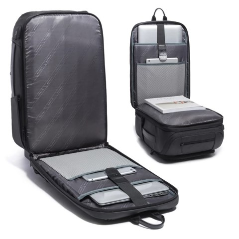 Bange Plecak wodoodporny Bange na laptopa 15.6" miejski podróżny 49x31x18 cm powiększany do pracy samolotu męski damski z gniazdem USB Bange Plecak wodoodporny Bange na laptopa 15.6" miejski podróżny 49x31x18 cm powiększany do pracy samolotu męski damski z gniazdem USB