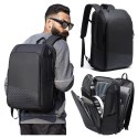 Bange Plecak wodoodporny Bange na laptopa 15.6" miejski podróżny 49x31x18 cm powiększany do pracy samolotu męski damski z gniazdem USB
