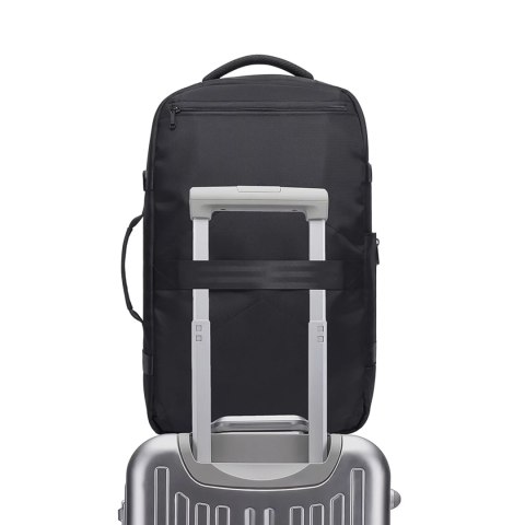 Bange Plecak wodoodporny Bange na laptopa 17" miejski podróżny 47x29x17 cm do pracy samolotu męski damski z 3 organizerami Czarny Bange Plecak wodoodporny Bange na laptopa 17" miejski podróżny 47x29x17 cm do pracy samolotu męski damski z 3 organizerami Czarny
