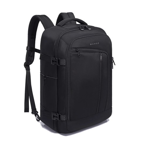 Bange Plecak wodoodporny Bange na laptopa 17" miejski podróżny 47x29x17 cm do pracy samolotu męski damski z 3 organizerami Czarny Bange Plecak wodoodporny Bange na laptopa 17" miejski podróżny 47x29x17 cm do pracy samolotu męski damski z 3 organizerami Czarny