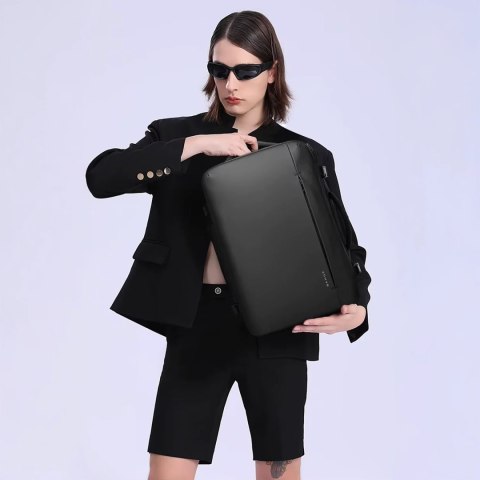 Bange Plecak wodoodporny Bange na laptopa 17" miejski podróżny 47.5x31x26 cm rozszerzany do pracy samolotu męski damski Czarny Bange Plecak wodoodporny Bange na laptopa 17" miejski podróżny 47.5x31x26 cm rozszerzany do pracy samolotu męski damski Czarny
