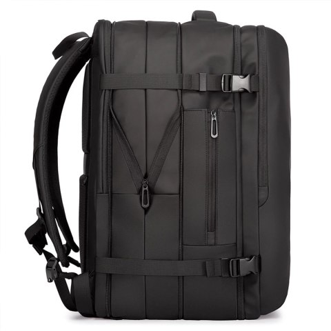 Bange Plecak wodoodporny Bange na laptopa 17" miejski podróżny 47.5x31x26 cm rozszerzany do pracy samolotu męski damski Czarny Bange Plecak wodoodporny Bange na laptopa 17" miejski podróżny 47.5x31x26 cm rozszerzany do pracy samolotu męski damski Czarny
