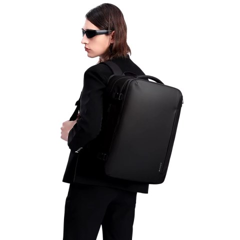 Bange Plecak wodoodporny Bange na laptopa 17" miejski podróżny 47.5x31x26 cm rozszerzany do pracy samolotu męski damski Czarny Bange Plecak wodoodporny Bange na laptopa 17" miejski podróżny 47.5x31x26 cm rozszerzany do pracy samolotu męski damski Czarny