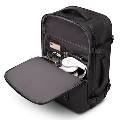 Bange Plecak wodoodporny Bange na laptopa 17" miejski podróżny 52x32x28 cm rozszerzany do pracy samolotu męski damski Czarny Bange Plecak wodoodporny Bange na laptopa 17" miejski podróżny 52x32x28 cm rozszerzany do pracy samolotu męski damski Czarny
