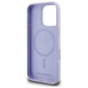 Karl Lagerfeld Etui Karl Lagerfeld do iPhone 16 Pro 6.3" Fioletowy MagSafe Hardcase Silicone Karl&Choupette Ring