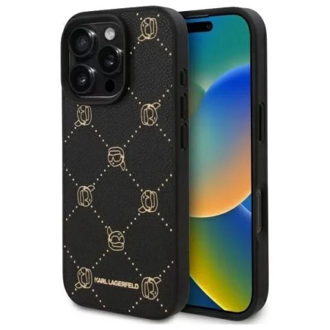 Karl Lagerfeld Etui Karl Lagerfeld do iPhone 16 Pro Max 6.9" Czarny Magsafe Karl Head