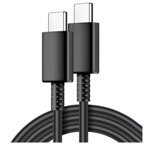 Samsung Oryginalny kabel Samsung USB-C do USB-C EP-DW767 do ładowania 1.8m 3A 25W / 45W Czarny Samsung Oryginalny kabel Samsung USB-C do USB-C EP-DW767 do ładowania 1.8m 3A 25W / 45W Czarny