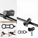4kom.pl Dzwonek rowerowy mały elektryczny na rower kierownicę Small Electric Bike Bell Czarny