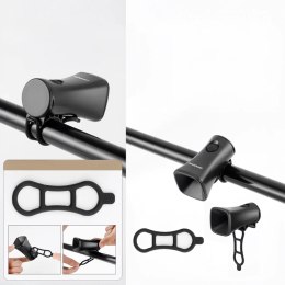 4kom.pl Dzwonek rowerowy mały elektryczny na rower kierownicę Small Electric Bike Bell Czarny
