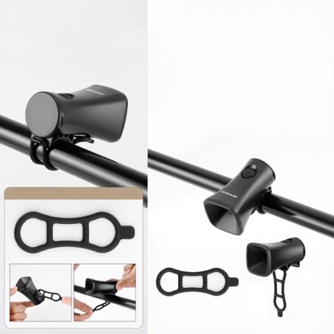 4kom.pl Dzwonek rowerowy mały elektryczny na rower kierownicę Small Electric Bike Bell Czarny 4kom.pl Dzwonek rowerowy mały elektryczny na rower kierownicę Small Electric Bike Bell Czarny