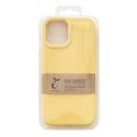 4kom.pl Etui Eco Case do iPhone 14 Plus Żółte Degradowalne Silikonowe Pokrowiec