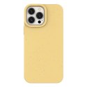 4kom.pl Etui Eco Case do iPhone 14 Plus Żółte Degradowalne Silikonowe Pokrowiec