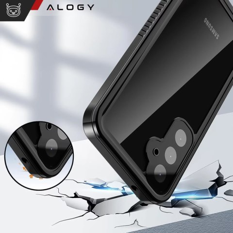 Alogy Etui Wodoodporne do Samsung Galaxy S25 Plus Alogy HydroArmor™ IP68 Case z przezroczystym tyłem Pancerna obudowa 360 Alogy Etui Wodoodporne do Samsung Galaxy S25 Plus Alogy HydroArmor™ IP68 Case z przezroczystym tyłem Pancerna obudowa 360