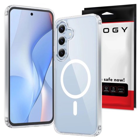 Alogy Etui do Samsung Galaxy S24 FE obudowa ochronna na telefon Alogy HybridMag™️ Case do MagSafe Przezroczyste Alogy Etui do Samsung Galaxy S24 FE obudowa ochronna na telefon Alogy HybridMag™️ Case do MagSafe Przezroczyste