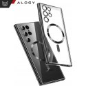 Alogy Etui do Samsung Galaxy S25 Ultra Alogy LuxeShield™️ Glamour Luxury Ring obudowa z osłoną aparatów Czarne