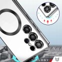 Alogy Etui do Samsung Galaxy S25 Ultra Alogy LuxeShield™️ Glamour Luxury Ring obudowa z osłoną aparatów Czarne