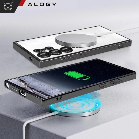 Alogy Etui do Samsung Galaxy S25 Ultra Alogy LuxeShield™️ Glamour Luxury Ring obudowa z osłoną aparatów Czarne Alogy Etui do Samsung Galaxy S25 Ultra Alogy LuxeShield™️ Glamour Luxury Ring obudowa z osłoną aparatów Czarne