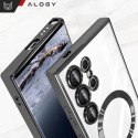 Alogy Etui do Samsung Galaxy S25 Ultra Alogy LuxeShield™️ Glamour Luxury Ring obudowa z osłoną aparatów Czarne