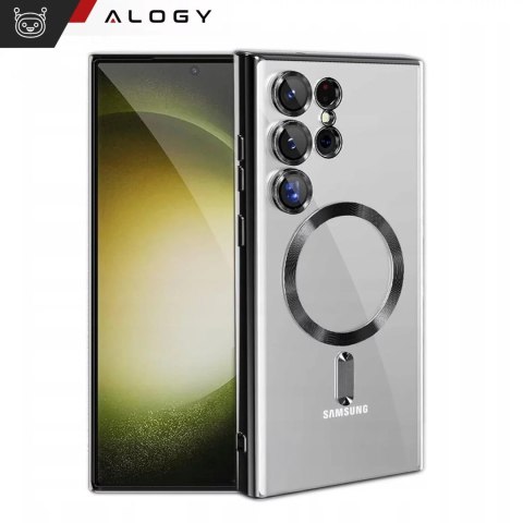 Alogy Etui do Samsung Galaxy S25 Ultra Alogy LuxeShield™️ Glamour Luxury Ring obudowa z osłoną aparatów Czarne Alogy Etui do Samsung Galaxy S25 Ultra Alogy LuxeShield™️ Glamour Luxury Ring obudowa z osłoną aparatów Czarne