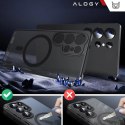Alogy Etui do Samsung Galaxy S25 Ultra obudowa ochronna na telefon Alogy Matte HybridMag™️ Case do MagSafe Matowe Czarne