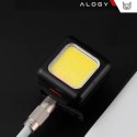 Alogy Lampka rowerowa na rower przednia tylna zestaw 2 lampek przód + tył COB USB Alogy Bike Light
