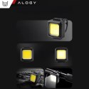 Alogy Lampka rowerowa na rower przednia tylna zestaw 2 lampek przód + tył COB USB Alogy Bike Light