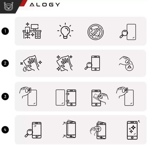 Alogy Szkło "NIETŁUKĄCE" do Apple iPhone 16 Plus hybrydowe Alogy Flexi Full Glass 9H płaskie na cały ekran Alogy Szkło "NIETŁUKĄCE" do Apple iPhone 16 Plus hybrydowe Alogy Flexi Full Glass 9H płaskie na cały ekran