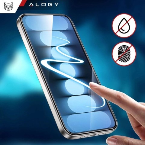Alogy Szkło "NIETŁUKĄCE" do Apple iPhone 16 Pro Max hybrydowe Alogy Flexi Full Glass 9H płaskie na cały ekran Alogy Szkło "NIETŁUKĄCE" do Apple iPhone 16 Pro Max hybrydowe Alogy Flexi Full Glass 9H płaskie na cały ekran