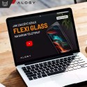 Alogy Szkło "NIETŁUKĄCE" do Apple iPhone 16 Pro Max hybrydowe Alogy Flexi Full Glass 9H płaskie na cały ekran