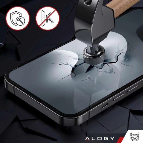 Alogy Szkło "NIETŁUKĄCE" do Apple iPhone 16 hybrydowe Alogy Flexi Full Glass 9H płaskie na cały ekran Alogy Szkło "NIETŁUKĄCE" do Apple iPhone 16 hybrydowe Alogy Flexi Full Glass 9H płaskie na cały ekran