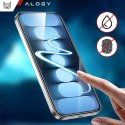 Alogy Szkło "NIETŁUKĄCE" do Apple iPhone 16 hybrydowe Alogy Flexi Full Glass 9H płaskie na cały ekran