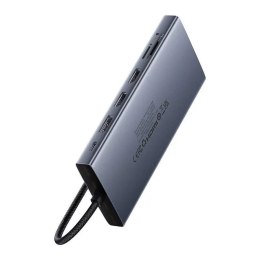 Baseus Hub 13w1 Baseus PortalJoy USB-C HDMI+DP+VGA+C+USB+PD+RJ45 Szary