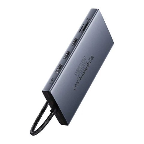 Baseus Hub 13w1 Baseus PortalJoy USB-C HDMI+DP+VGA+C+USB+PD+RJ45 Szary Baseus Hub 13w1 Baseus PortalJoy USB-C HDMI+DP+VGA+C+USB+PD+RJ45 Szary