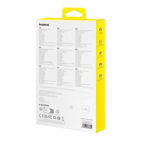 Baseus Hub 13w1 Baseus PortalJoy USB-C HDMI+DP+VGA+C+USB+PD+RJ45 Szary Baseus Hub 13w1 Baseus PortalJoy USB-C HDMI+DP+VGA+C+USB+PD+RJ45 Szary