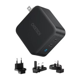 Choetech Ładowarka Sieciowa Choetech PD6008 GaN 100W 2x USB-C Power Delivery Czarna