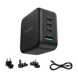 Choetech Ładowarka Sieciowa Choetech PD6055 GaN 70W USB-C USB-A z Przejściówkami