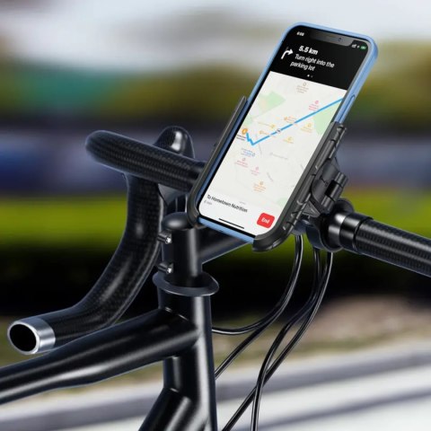 Kewig Uchwyt Motocyklowy Rowerowy na kierownicę KEWIG BKW-2-H na telefon z systemem przeciwwstrząsowym na motor quada skuter Czarny Kewig Uchwyt Motocyklowy Rowerowy na kierownicę KEWIG BKW-2-H na telefon z systemem przeciwwstrząsowym na motor quada skuter Czarny