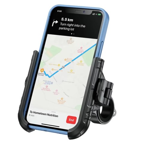 Kewig Uchwyt Motocyklowy Rowerowy na kierownicę KEWIG BKW-2-H na telefon z systemem przeciwwstrząsowym na motor quada skuter Czarny Kewig Uchwyt Motocyklowy Rowerowy na kierownicę KEWIG BKW-2-H na telefon z systemem przeciwwstrząsowym na motor quada skuter Czarny