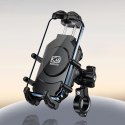 Kewig Uchwyt Motocyklowy Rowerowy na kierownicę KEWIG M26-C1 na telefon z systemem przeciwwstrząsowym na motor quada skuter Czarny