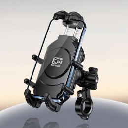 Kewig Uchwyt Motocyklowy Rowerowy na kierownicę KEWIG M26-C1 na telefon z systemem przeciwwstrząsowym na motor quada skuter Czarny