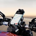Kewig Uchwyt Motocyklowy Rowerowy na kierownicę KEWIG M26-C1 na telefon z systemem przeciwwstrząsowym na motor quada skuter Czarny