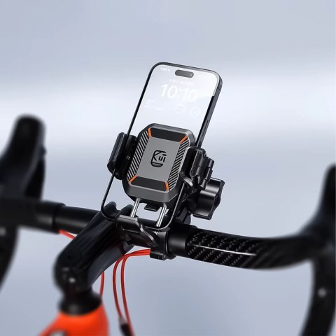 Kewig Uchwyt Motocyklowy Rowerowy na kierownicę KEWIG M33-C1 na telefon z systemem przeciwwstrząsowym na motor quada skuter Czarny Kewig Uchwyt Motocyklowy Rowerowy na kierownicę KEWIG M33-C1 na telefon z systemem przeciwwstrząsowym na motor quada skuter Czarny