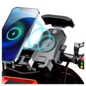 Kewig Uchwyt Motocyklowy na kierownicę KEWIG M14-A1 na telefon z ładowarką Qi + PD USB-C z systemem przeciwwstrząsowym na motor quada 