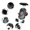 Kewig Uchwyt Motocyklowy na kierownicę KEWIG M14-A1 na telefon z ładowarką Qi + PD USB-C z systemem przeciwwstrząsowym na motor quada 