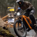 Kewig Uchwyt Motocyklowy na kierownicę KEWIG M33-A1 na telefon z ładowarką Qi 15W + PD 30W USB-C z systemem przeciwwstrząsowym na moto