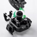 Kewig Uchwyt Motocyklowy na kierownicę KEWIG M33-A1 na telefon z ładowarką Qi 15W + PD 30W USB-C z systemem przeciwwstrząsowym na moto